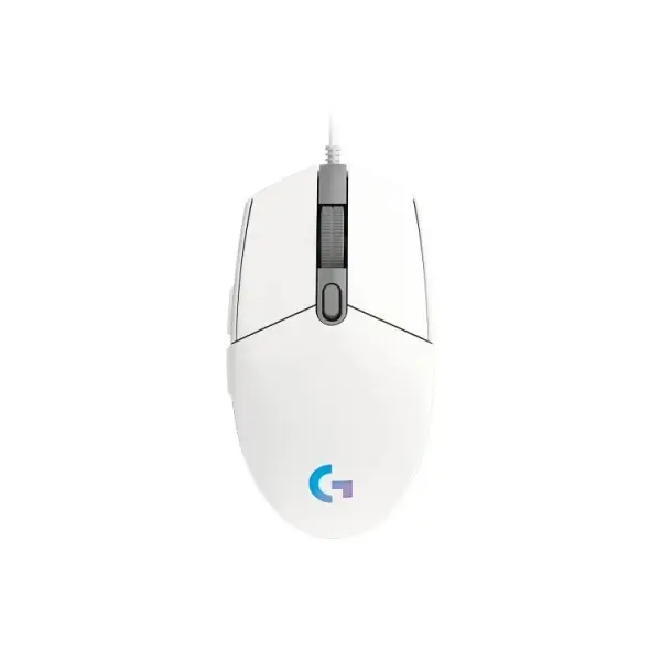 logitech, G203, Mouse (RGB) White