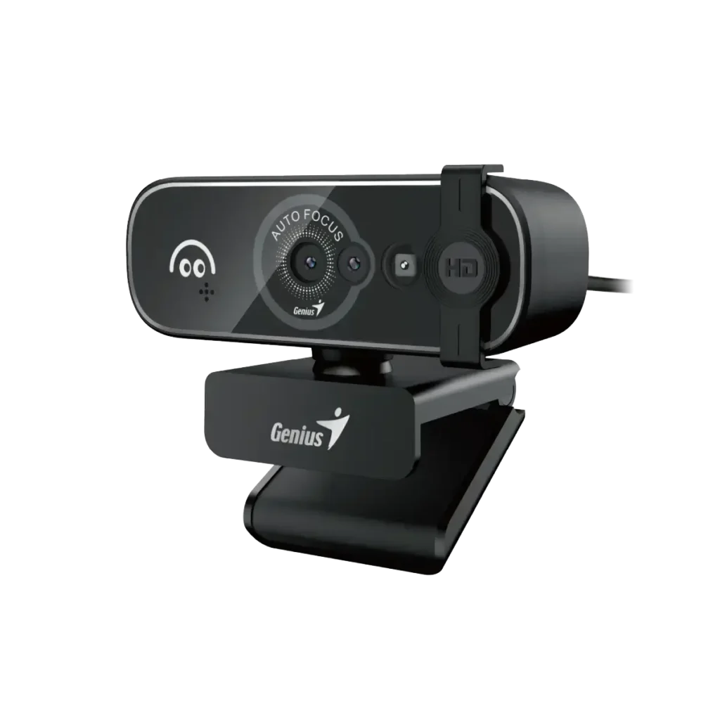 FaceCam OPEN, Genius, Webcam, Full HD 1080p, 5M pixel, Mic, USB 1.5 M Black.