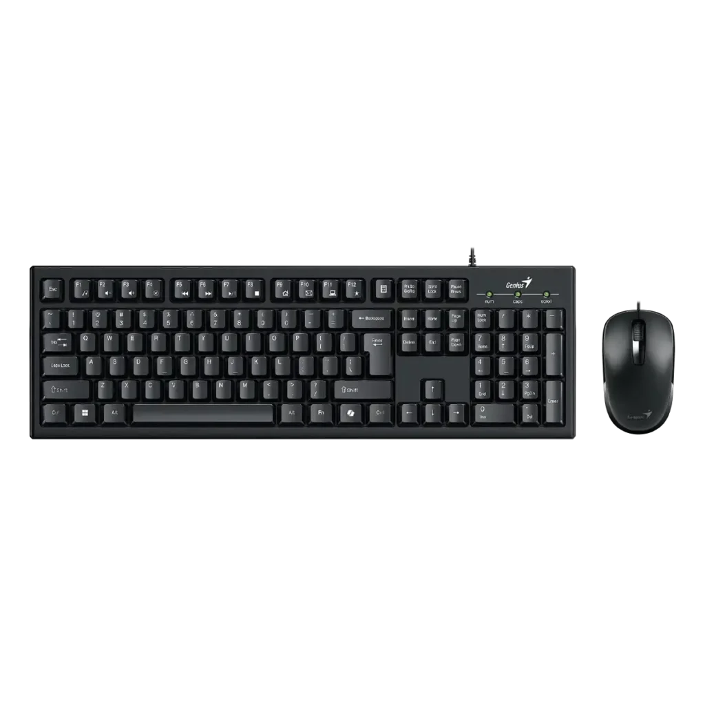 Genius, KM-100SE, AI Copilot Key, Keyboard + Mouse, Black