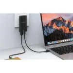XX-PD6011-EU-BK, Choetech PD6011 67W GAN Ultrathin A+C Wall Charger Black