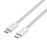 C14141AWH01-1M, UNITEK, 1M, 100W Magnetic USB-C Charging Cable, White.