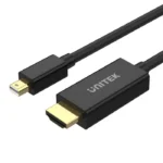 V1152A, UNITEK, Adapter, Mini DisplayPort Male to HDMI Male Adapter cable 2M..