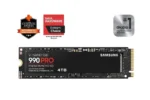 SAMSUNG, 990 PRO w/Heatsink NVMe™ M.2 SSD 4TB, PCIe Gen 4.0.