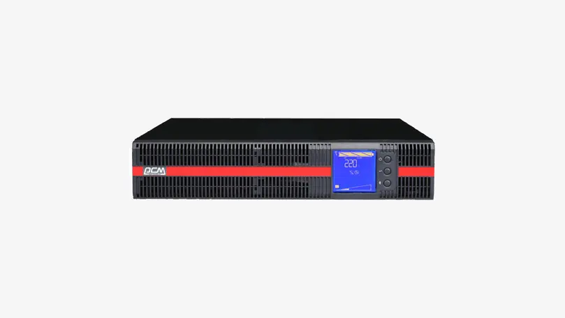 POWERCOM, MRT-1000, 1000VA/1000W, Online, Automatic and manual internal bypass, Black.