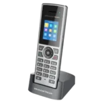 GRANDSTREAM, DP722 Grandstream, Wireless DECT Phone, 5 Phones per BS, Colour Display, With cgarger and Power Supply.