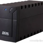 POWERCOM, RPT-600A, 600VA/360W, Line-Interactive, Automatic internal bypass, Black