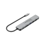 H1118A,UNITEK,7-in-1 USB-C 5Gbps Hub (USB3.0+2*USB2.0+SD/Micro SD Card Reader+HDMI+PD 100W), Space Grey