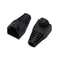 KDPG8025BK, Kingda,Plastic Cap RJ45,black