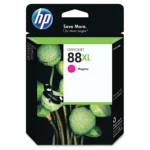 HP 88XL, Magenta Ink Cartridge C9392AE(High Yield)