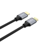 C137W,UNITEK 1.5M HDMI2.1 Male to Male Cable (4K @120H, 8K @60Hz), Space Grey + Black