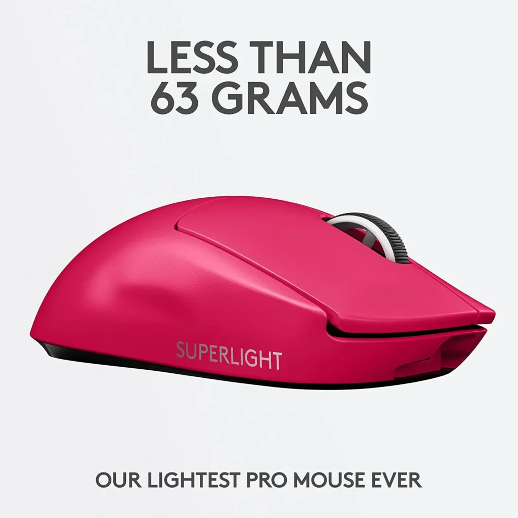 Logitech, G PRO X SUPERLIGHT, Mouse, Magenta