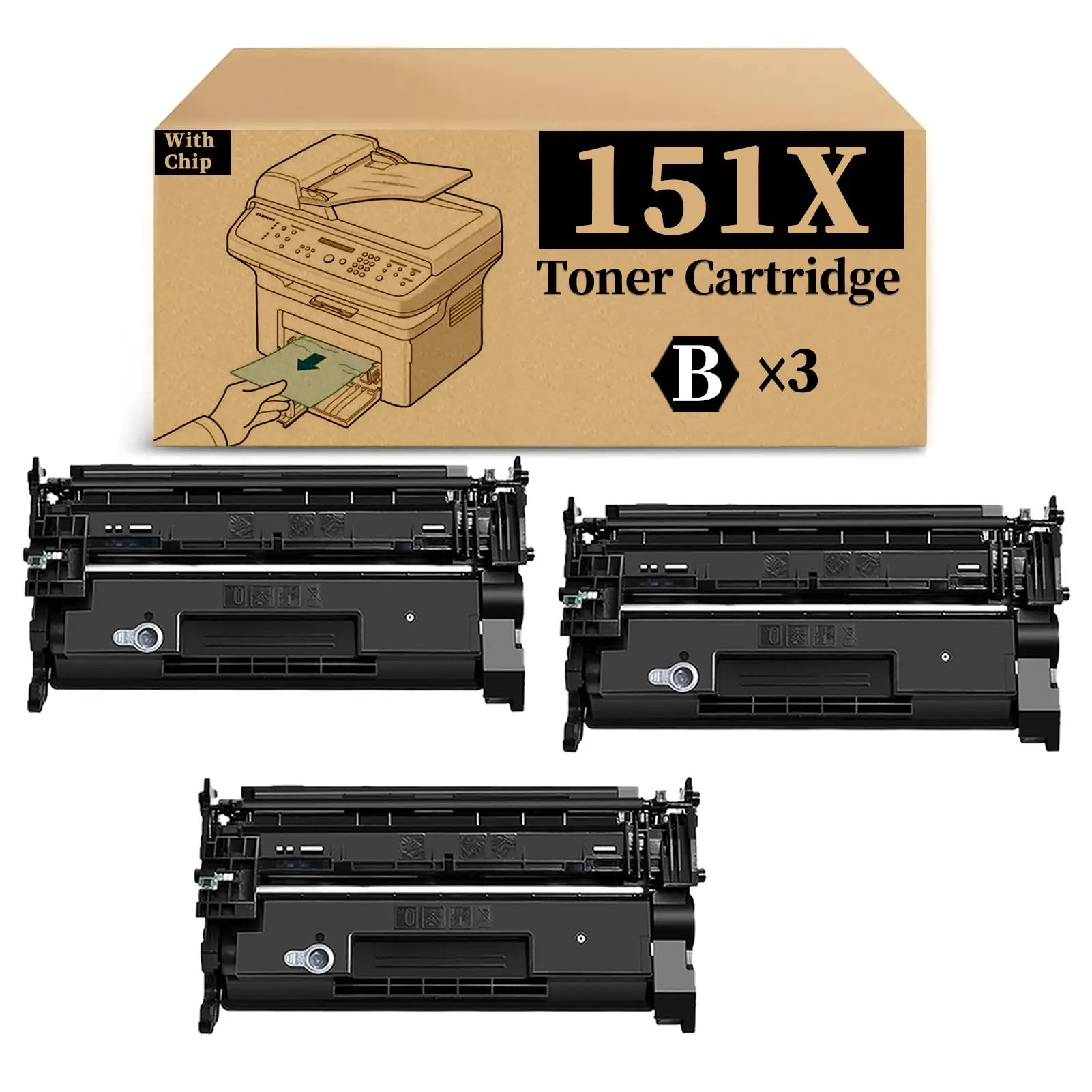 W151X PRINTERMAYIN, 151X Laser toner cartridge No chip W151X PRINTERMAYIN, 151X Laser toner cartridge No chip