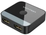 AKOB0 2-Port HDMI, Adapter, 2-Port HDMI Bi-Direction 4K Switcher Black ABS Type.
