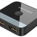 AKOB0 2-Port HDMI, Adapter, 2-Port HDMI Bi-Direction 4K Switcher Black ABS Type.