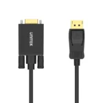 Y-5118F,UNITEK 1.8m Display Port Male to VGA Male Adapter