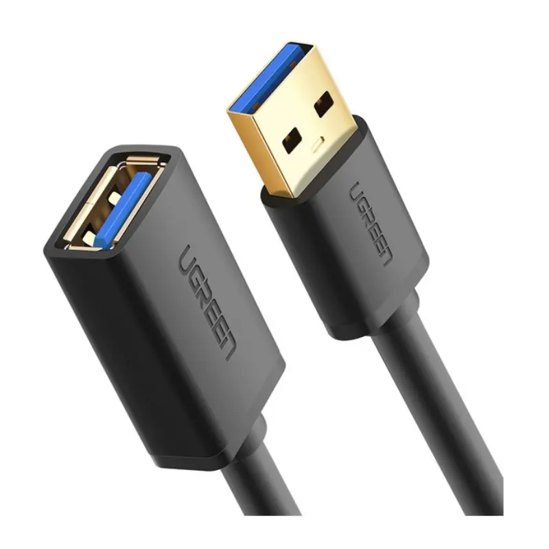 US129 UGREEN (30126) USB 3.0 Extension Cable (A Male to A Female) Black 1.5M US129 UGREEN (30126) USB 3.0 Extension Cable (A Male to A Female) Black 1.5M