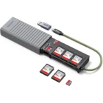 CM856, UGREEN, Card Reader, Multi-function Card Reader Case, Grey.