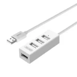 Y-2146, UNITEK USB2.0 4-Port Hub (0.11M Cable), White