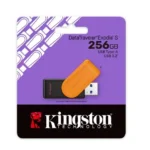 DTXS/256GB, KINGSTON, Flash Memory, USB 3.2 Gen1, Black/Orange.