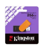 DTXS/256GB, KINGSTON, Flash Memory, USB 3.2 Gen1, Black/Orange.