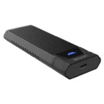 S1203ABK, UNITEK, USB Adapter, USB-C 10Gbps to NVMe M.2 up to 8TB Enclosure, Black, Tool-Free Desgin.