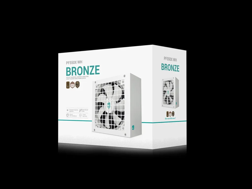 Deepcool, PF500X WH, PSU, White