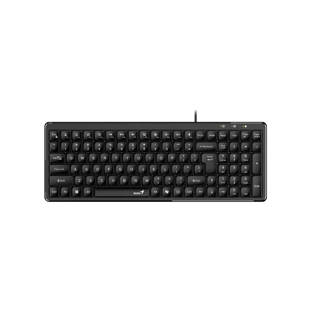 Genius, LuxeMate 120, Keyboard, AI Copilot Key, Black