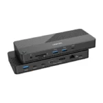 D1079A, UNITEK, Docking Station, 12-in-1 USB 4 (2*Type C 10Gb+USB 10Gb+2*USB+SD/Micro+DP+HDMI 8K+Audio+1Gb Lan+PD 100W), Bla