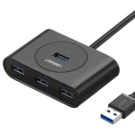 CR113 UGREEN USB 3.0 4 Ports Hub with 2.0 OTG Black 1M (20291)