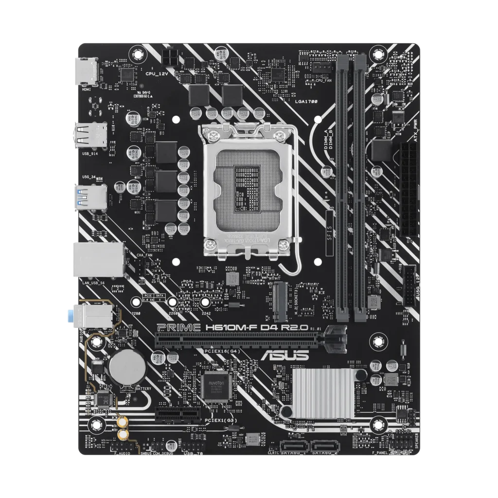 ASUS, PRIME H610M-F D4 R2.0