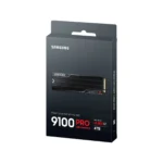MZ-VAP4T0CW, SAMSUNG, M2 SSD, 9100 PRO NVMe 4TB PCIe® 5.0, R 14,800 MB/s, W 13,400 MB/s, 600TBW w/ Heatsink.