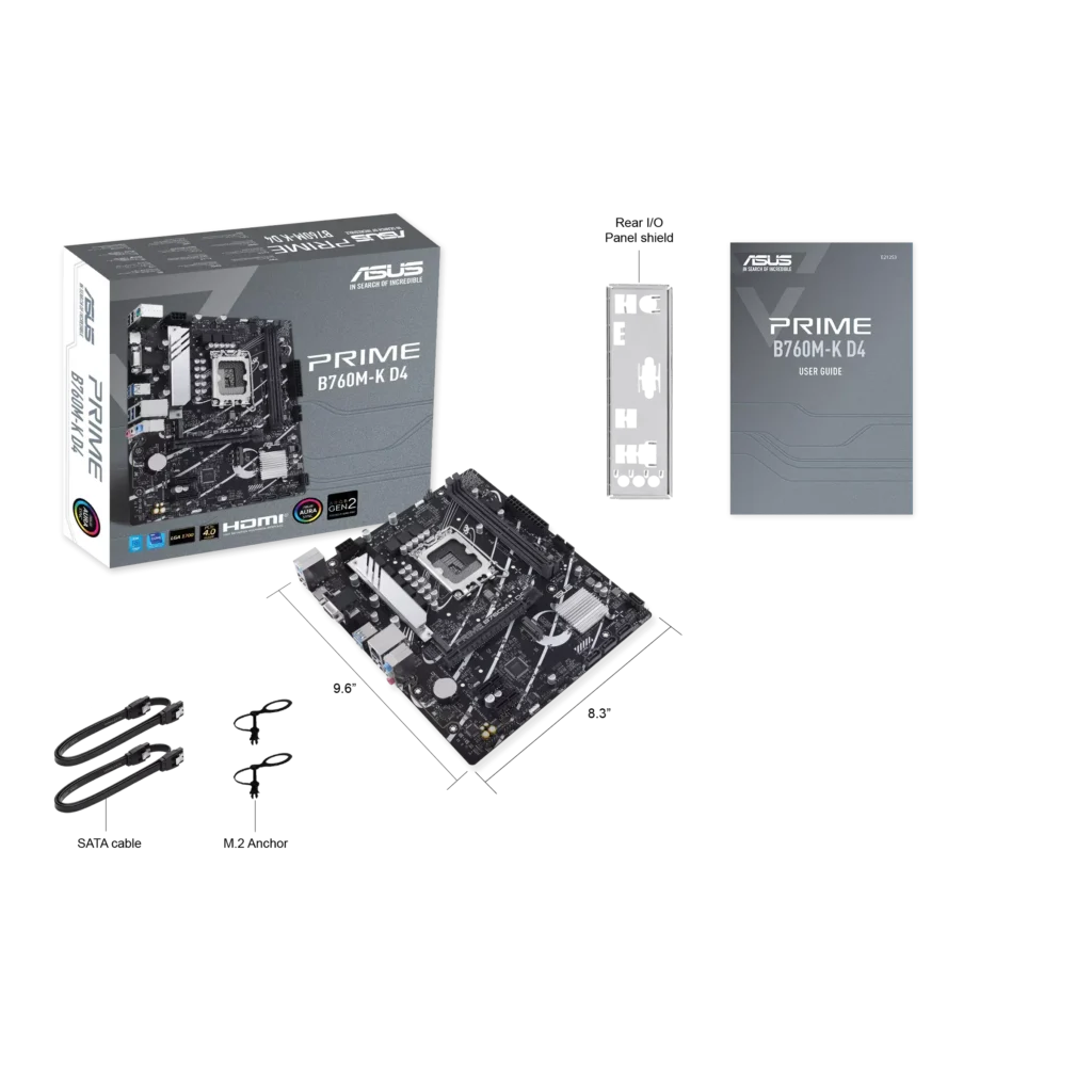 ASUS, PRIME B760M-K D4