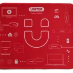 Smile, UNITEK, Mouse Pad, Red.