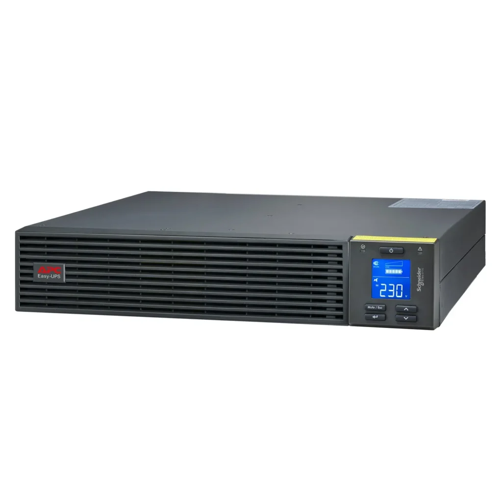 APC, SRV3KRIRK, 3kVA/2400W, LCD, Online, Automatic internal bypass, Black.