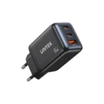P1130A-EU, UNITEK, Power Supply, 65W 3-Port Wall GaN Charger .