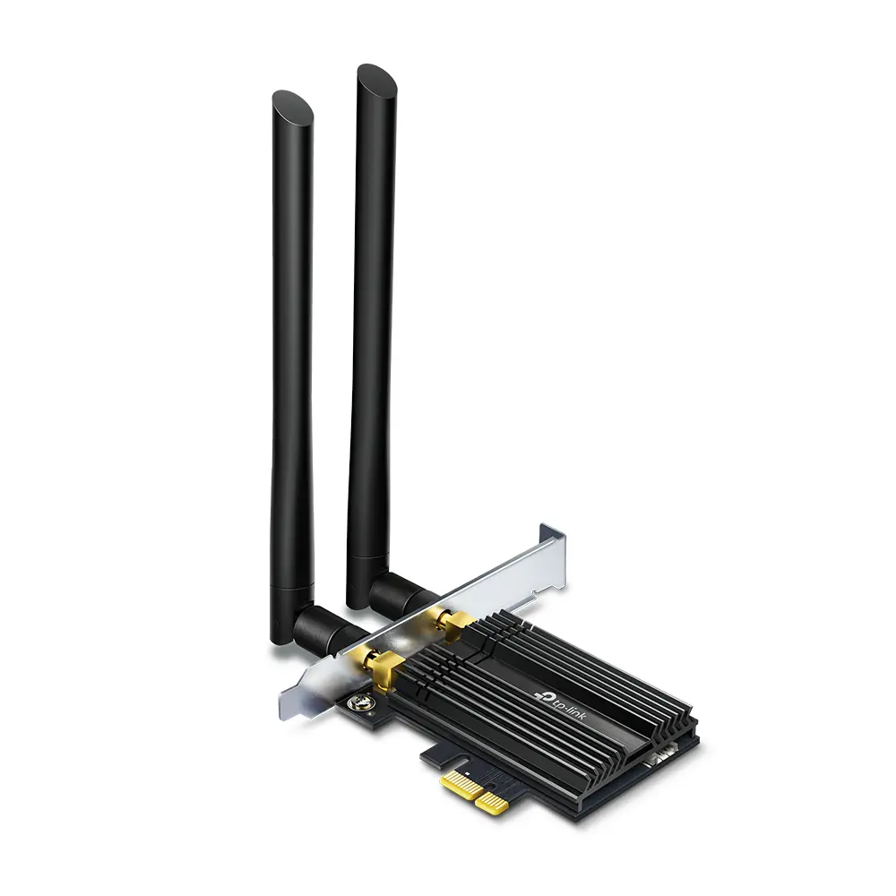 TP-Link, Archer TX50E, AX3000 Wi-Fi 6 Bluetooth 5.2 PCIe Adapter