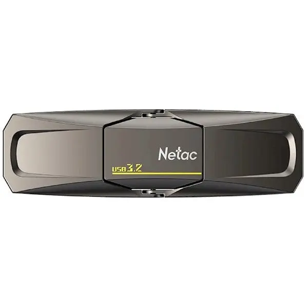 NETAC, US5, External SSD, 512GB, USB3.2+TypeC Solid State Flash Drive up to 550MB/500MB/s.