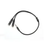 KD-3.5STEREOM2RCAF, Kingda audio cable - one 3.5 pin 2 fimale 3.5audio plug for mic and stereo sound separately