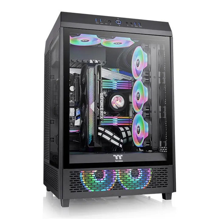 Thermaltake, The Tower 500 Mid Tower Chassis Case Black.