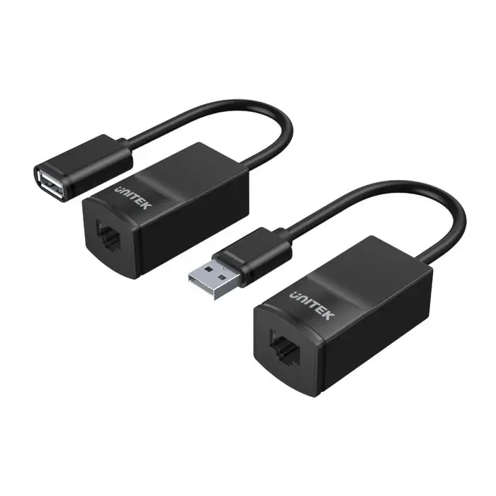 Y-UE01001, UNITEK, USB 1.1 Extension Over RJ45 (up to 60M)