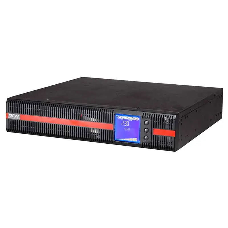 POWERCOM, MRT-1500, 1500VA/1500W, Online, Automatic and manual internal bypass, Black.