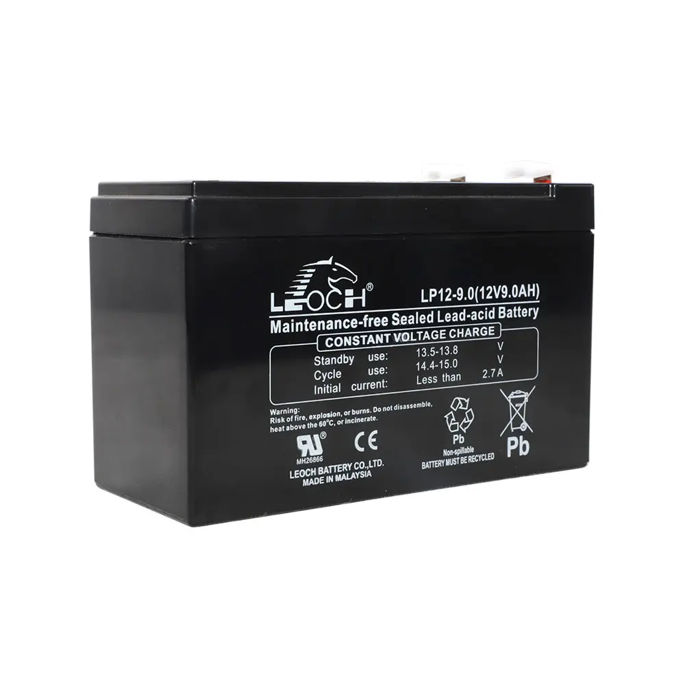 LEOCH, LP12-9, 12V 9Ah Rechargeable