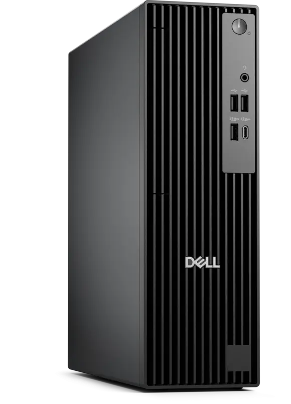 DELL, Pro Slim QCS1250, Desktop PC, Core i3-14100 / 16GB DDR5 / 512GB SSD / Intel UHD 730 / Ubuntu, Black