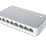 TP-Link, TL-SF1008D, 8-port 10/100M mini Desktop Switch, 8 10/100M RJ45 ports, Plastic case