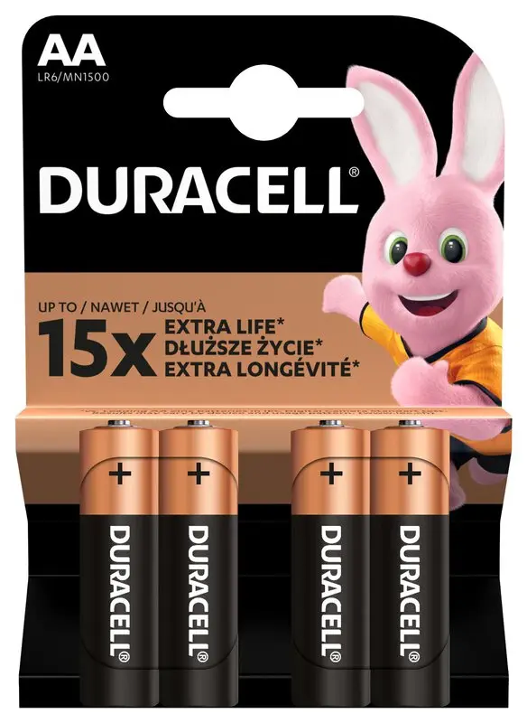 Duracell Basic LR6 / AA Blister 4pcs 5000394127050 1,5 ALKALINE LR3/MN1500