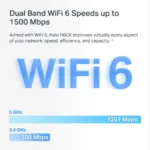 MERCUSYS, Halo H60X(2-Pack), AX1500 Whole Home Mesh Wi-Fi System