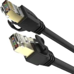 C1808HBK,UNITEK 0.5M, CAT 7 RJ45 (8P8C) Male to RJ45(8P8C) Male Cable, Black