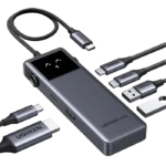 CM888, UGREEN, USB HUB, Groovy Robot, 6-in-1, HDMI, USB-A, Type-C, HUB, Space Gray.