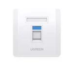 NW144 UGREEN (80182) Wall Plate Dual Ports 1pc/bag
