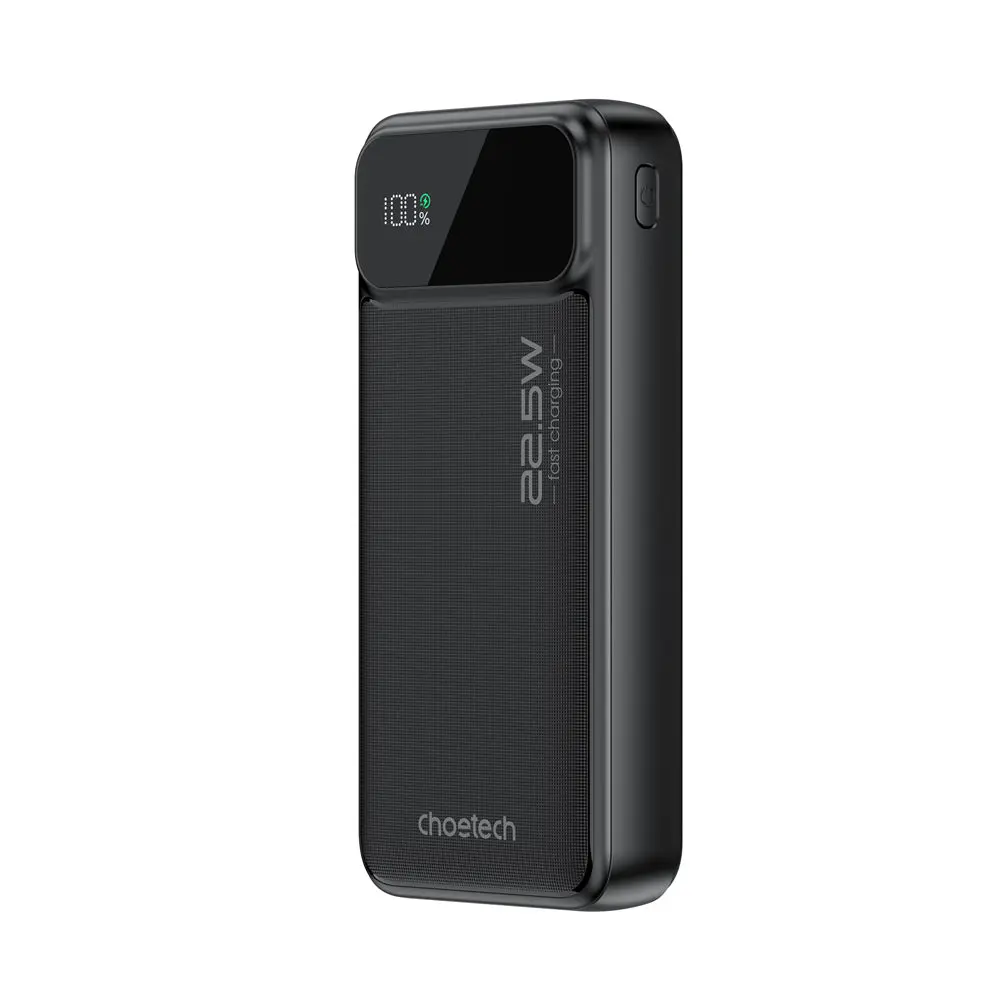 CHOETECH, B729, Power Bank, 20000mAh, 22.5W, Dual USB-A+Type-C, Digital Screen.